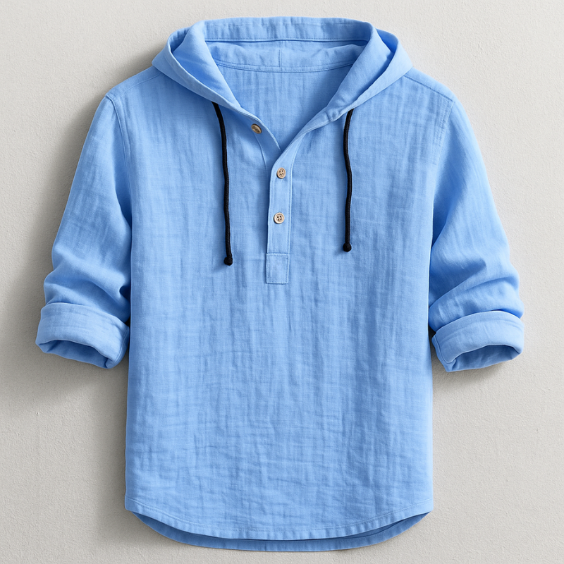 Heritage Linen Hooded Shirt