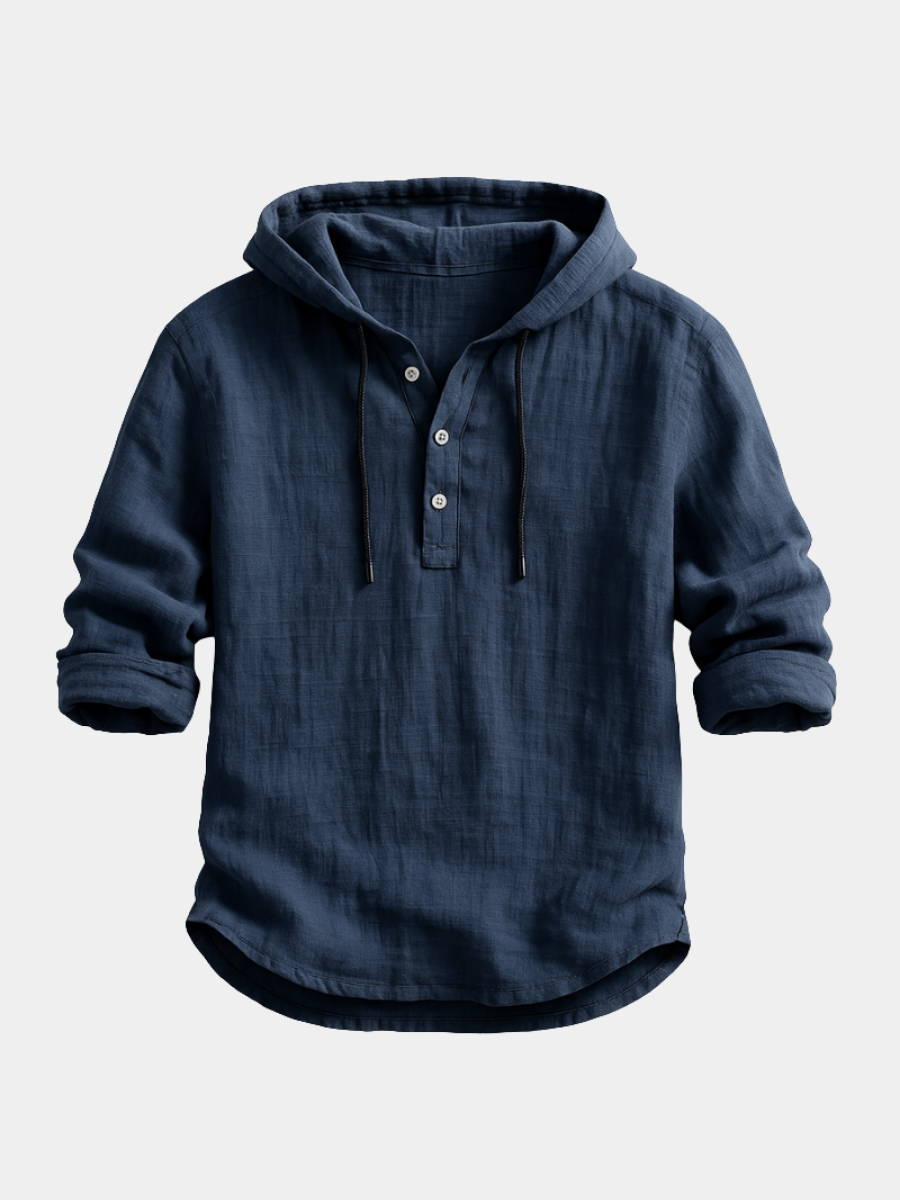 Heritage Linen Hooded Shirt