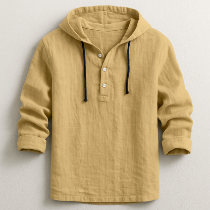 Heritage Linen Hooded Shirt