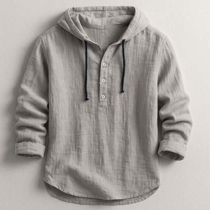 Heritage Linen Hooded Shirt