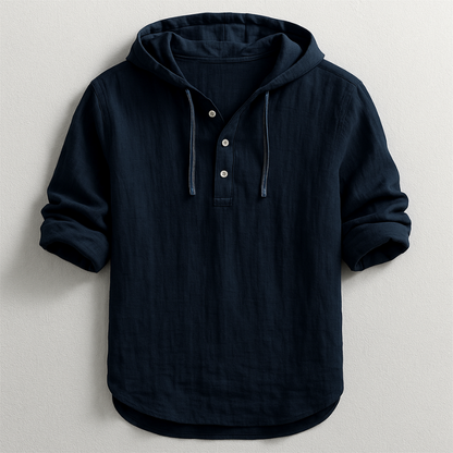 Heritage Linen Hooded Shirt