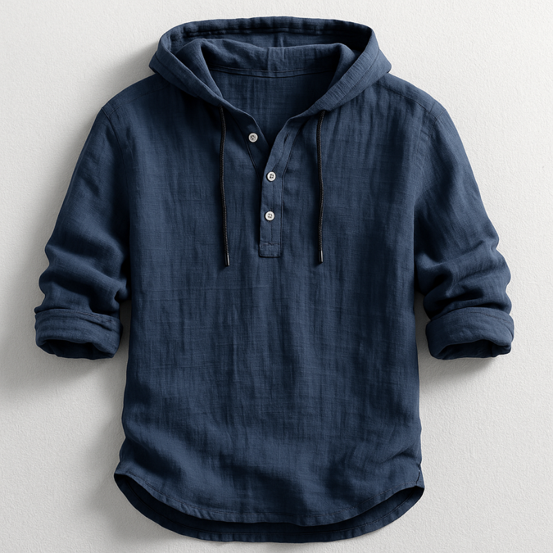 Heritage Linen Hooded Shirt