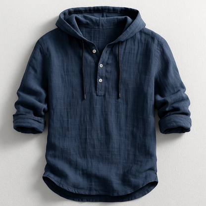 Heritage Linen Hooded Shirt