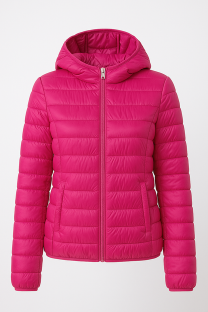 ILONA | Pikowany Płaszcz Wodoodporny