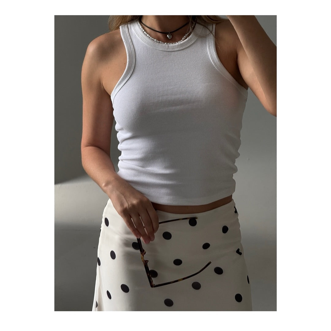 AMIRA | Spódnica Midi - Kropki