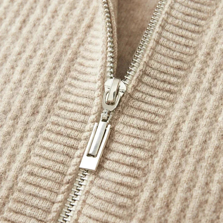 KARINA | Bluza z Kaszmiru z Zamkiem